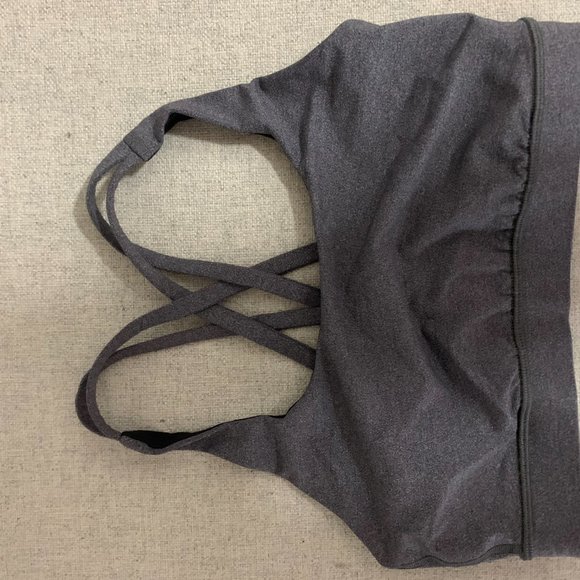 One Grey and One Black Lulu Energy Bra - Picture 5 of 6